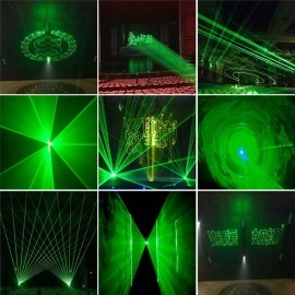 Free Shipping 30W-60W Waterproof Outdoor Green Animation Logo Laser