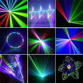 Free Shipping 1.2W SD Card with fireworks laser effects