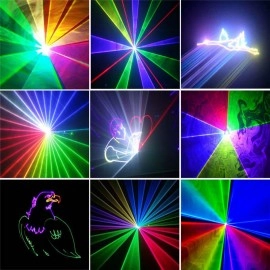 Free Shipping 2W Andriod Bluetooth Pattern RGB Animation Laser 