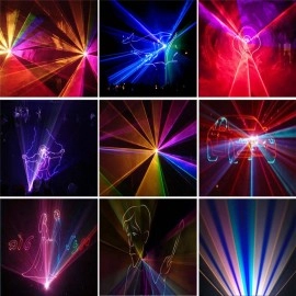 Free Shipping 2000mW Analgo Modulation RGB Laser