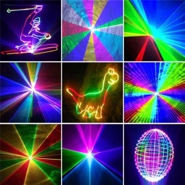 Free Shipping 2500mW dmx512 Analog RGB ILDA Laser