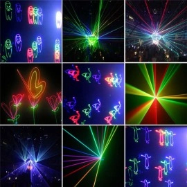 Free Shipping 3000MW RGB animation Cartoon laser