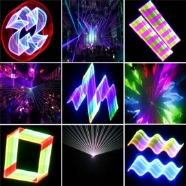 Free Shipping 500mW 2D/3D SD Card RGB Animation Laser