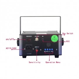 Free Shipping 1000MW Andriod APP RGB Laser Stage Lighting