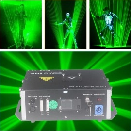 Free Shipping OEM 5000MW Green Color LaserMan With SD Card