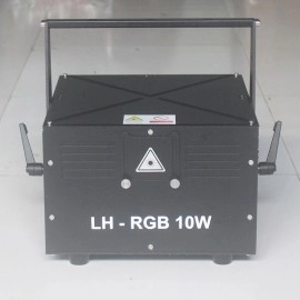 Free Shipping  5-10 Watts DMX512+ILDA SD Card RGB Animation Laser