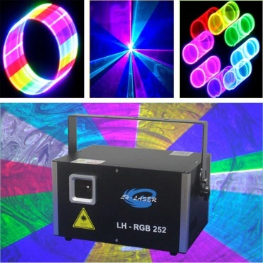 Free Shipping PC Controlled 3000mW 2d/3d rgb ILDA Laser