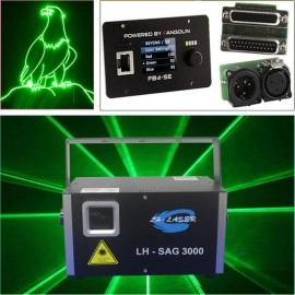 Free Shipping FB4 Green 2-5W  Animation Laser Disco Light