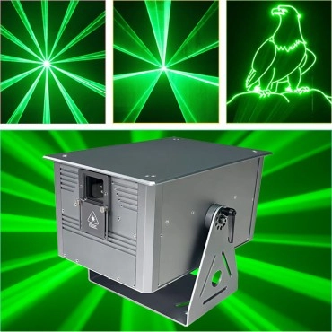  Free Shipping 15W-30W Outdoor Waterproof Green Animation Laser